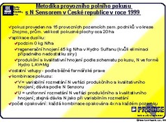 Metodika provozního pokusu s N-Sensorem (1) (zobrazeno 27x)